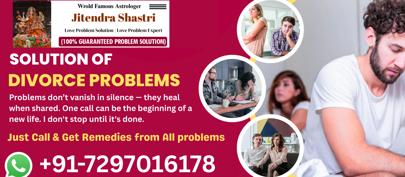  Astrologer jitendra Shastri +91-7297016178